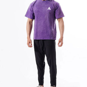 Servicio OEM, Camisetas Personalizadas con Lavado Ácido, 100% Algodón, Ligeras, Ecológicas, Transpirables, Venta al Por Mayor para Hombre - Product Image 4