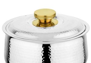 Cazuela para platos indios, ideal para invitados, diseñada para mesas festivas, que ayuda a los anfitriones a mantener los platos calientes y servirlos sin problemas. - Product Image 4