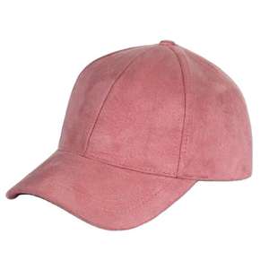 Casquette de baseball vierge en suède synthétique à 6 panneaux, colorée, pour adultes, personnalisable, pour festivals et fêtes, vente en gros - Product Image 1