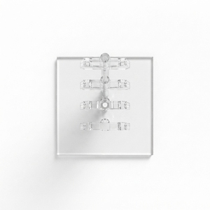 Modern Removable Acrylic Sunglass & Eyewear <b>Display</b> Stand with Clear <b>Shelves</b> for Retail Counter Store <b>Display</b> - Product Image 1