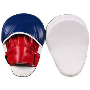 Boxing Target Pad PU <b>Material</b> Breathable Durable for Kickboxing Practice White <b>Red</b> Color All Seasons - Product Image 2