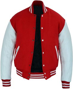 New Leather Trendy Lettermen Bomber Jacket 100% Wool/Polyester/Cotton <b>Canvas</b> Casual Winter Front Logo Customizable <b>Plain</b> Dyed - Product Image 4