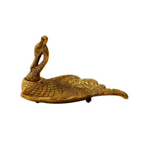 ตะเกียงทองเหลืองแบบ Kerala ขนาดเล็ก รุ่น Nilavilakku สำหรับห้องบูชา ตกแต่งเทศกาล และเป็นของขวัญแบบดั้งเดิม - Product Image 4