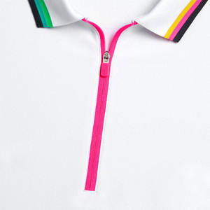 เสื้อโปโลผู้หญิงคุณภาพเยี่ยม บริการ OEM ผ้าเจอร์ซีย์ยืดหยุ่น น้ำหนักเบา - Product Image 5