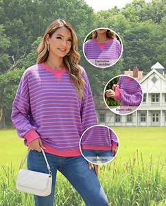 เสื้อสเวตเชิ้ตผู้หญิงแฟชั่นสั่งทำขายส่ง น้ำหนักเบา ไม่ยับ แขนยาว สไตล์สตรีทแวร์ รุ่นใหม่ - Product Image 6