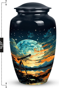 Urnas decorativas de latón para adultos, urnas hechas a mano para entierro de hombres y mujeres, urnas funerarias de alta calidad - Product Image 2