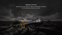 Lampe torche LED rechargeable 3-en-1 OCSHARK H28 RGB 10W, charge USB, lampe tactique, corps en aluminium, pour la chasse et les activités de plein air