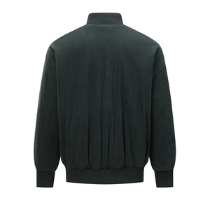 Veste coupe-vent légère à fermeture éclair intégrale personnalisée - Blouson bomber en coton pour homme sur mesure - Product Image 3