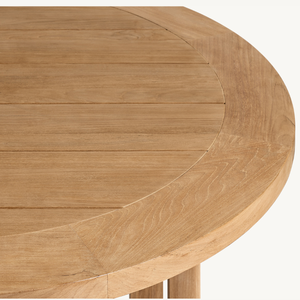 Simple Modern Style Dining <b>Table</b> Suitable for Restaurants <b>Outdoor</b> Themed Eateries Made Strong Natural Teak Wood Solid Wood - Product Image 4