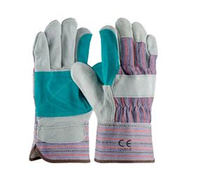 Guantes térmicos de trabajo de cuero dividido de vaca Protección de seguridad reforzada para soldadura y jardinería - Product Image 3