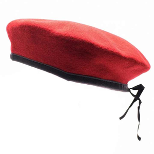 2026 High Quality Wool <b>Beret</b> Custom Embroidered Tactical <b>Beret</b> Hat Stylish Design for Duty Uniform - Product Image 1