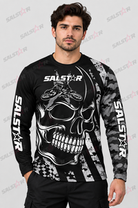 Camiseta de Motocross Personalizada de Manga Larga con Sublimación para Carreras MX y Off-Road – Fabricante de Ropa Deportiva OEM/ODM - Product Image 4