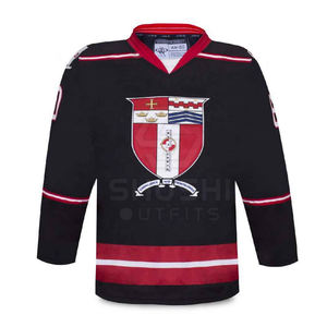 Jersey de hockey sobre hielo con diseño personalizado y logotipo personalizado, precio razonable, gran venta. - Product Image 5