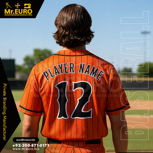 Maillot de baseball personnalisé unisexe pour adulte, avec nom d'équipe et numéro de joueur, 100 % polyester, impression par sublimation sur le devant, respirant - Product Image 4