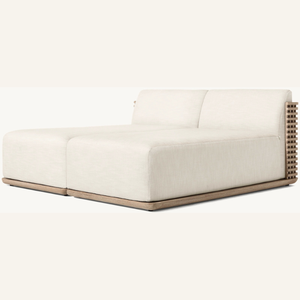 Esta tumbona doble es perfecta para relajarse en la playa con tu pareja. Su estilo moderno se complementa con una espuma cómoda. - Product Image 6