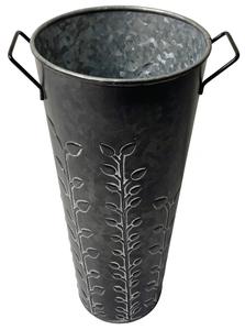 Galvanized Metal Customized American Rustic Farmhouse Planter <b>Vase</b> for Flower and Garden Use - Product Image 2