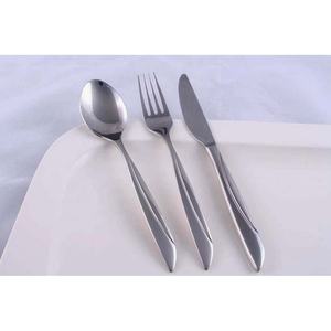 High Quality Stainless Steel Flatware <b>Set</b> with Unique Lining Handle Design Luxury Flatware <b>Set</b> for Restaurant Wedding Home Hotel - Product Image 1