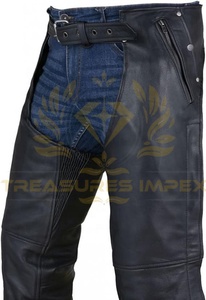 Pantalon de moto de course unisexe nouveau style en cuir de haute qualité vêtements de sport en PU vêtements de course de moto personnalisables en gros - Product Image 3