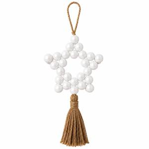 New Arrival Rattan Round Hanging Ornament Tassel Vintage Eco-Friendly Handmade Decor for <b>Christmas</b> <b>Tree</b> RISING INTERNATIONAL - Product Image 2