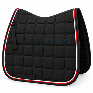 Elegante almohadilla para silla de montar de doma ecuestre diseñada con costuras duraderas, acolchado cómodo y apariencia elegante para profesionales. - Product Image 3