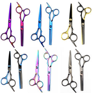 Ciseaux de coiffure professionnels Blink Surgident, multicolores, en acier inoxydable, lame droite tranchante, 6 pouces, ciseaux de barbier, pour le coiffage - Product Image 1