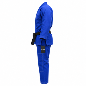 Uniforme de Karate Unisex Personalizado en Color con Tela Elástica, Transpirable y de Secado Rápido, Diseño con Logotipo Frontal - Product Image 3