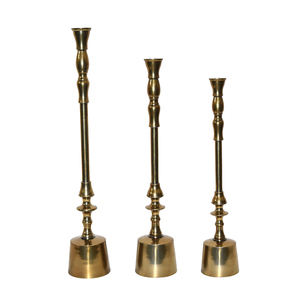 Candelabro de la mejor calidad con acabado dorado para decoración del hogar, portavelas de aluminio fundido hecho a mano y personalizado. - Product Image 6