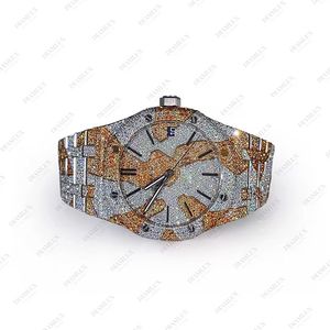Reloj de Cuarzo Analógico de Lujo con Diamantes, Caja Irregular de Acero Inoxidable, Cierre Desplegable, 40 mm, Unisex - Product Image 4