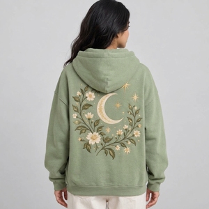 Womens pullover <b>hoodies</b> with personalized <b>stitched</b> designs soft interiors and modern cuts for clothing retailers - Product Image 3