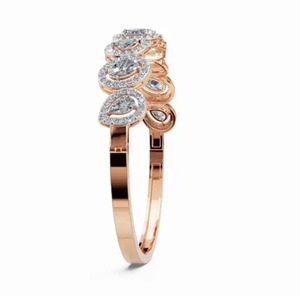 Bracelet <span class=keywords><strong>Beatrice</strong></span> Pear en diamants ovales et radiant, 5,350 carats, 156 pierres, or jaune, <span class=keywords><strong>rose</strong></span>, blanc 9k 14k 18k, luxe, formes multiples 156 - Product Image 5