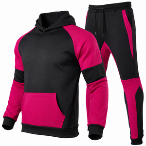 Conjunto deportivo personalizado OEM para hombre, pantalones deportivos de corte relajado con cremallera para marcas deportivas estadounidenses, suministro con MOQ bajo. - Product Image 6