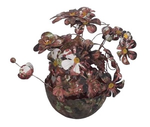 Pot décoratif A.B Collection pour jardin et maison, couleur naturelle, fait main, art métallique moderne, décoration murale, vente chaude - Product Image 6