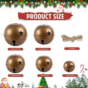 Trusted Manufacturer Fashionable Metal Christmas Hanging Bell Ornament For Xmas Party Tree Decoration Decorative Purpose - Product Image 5