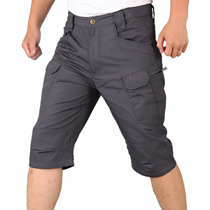 Pantalones Cortos Bermuda para Hombre de Alta Calidad, Spandex/Algodón, Sólidos, Casuales, con Estampado por Sublimación, Cintura Elástica, Logotipo Personalizado, Antiarrugas - Product Image 3
