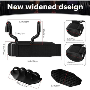 Muñequeras Unisex con Correas para Levantamiento de Pesas - Soporte Estable para Dominadas, Barra Horizontal, Entrenamiento y Fitness - Product Image 2