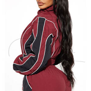 Chaqueta corta de plumón de alta calidad para mujer, cuello alto, para invierno, venta al por mayor - Product Image 4