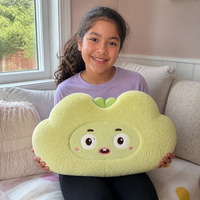 Coussins décoratifs en peluche originaux d'usine, jouets créatifs personnalisés en forme d'animaux pour la décoration intérieure