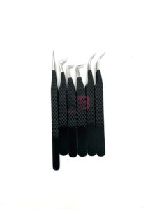 Pince à épiler antistatique personnalisée en acier inoxydable pour extensions de cils, outil de beauté pour pose de faux cils - Product Image 2