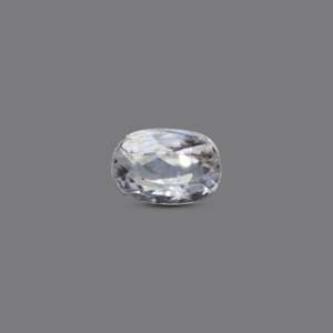Handcrafted 4.15 Carat Square Princess Cut White CZ Loose Gemstone for Fine Jewelry - Product Image 1