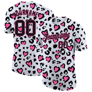 Vente en gros directe pour l'industrie de la fabrication - Motif graffiti personnalisé - Effet de rayures or vieilli 3D - Manches courtes - Performance 100% - Product Image 2