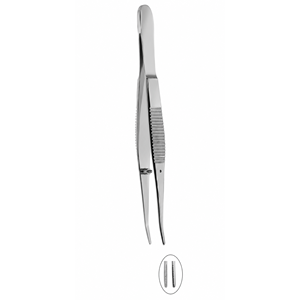 Pince à cils Barraquer en acier inoxydable, instrument chirurgical ophtalmique pour l'épilation des cils, précision médicale, réutilisable - Product Image 3