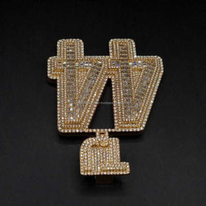 Collar Personalizado con Número 44, Plata de Ley 925, Chapado en Oro de 18k, Diamante Cultivado en Laboratorio, Estilo Hip Hop, Regalo para Hombres y Mujeres - Product Image 5