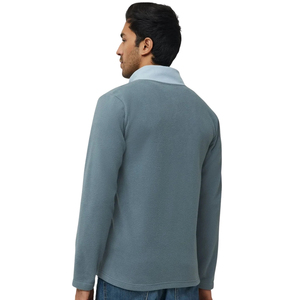 Veste polaire zippée pour homme, personnalisable, légère, chaude, pour entraînement en extérieur, sport, course à pied, randonnée, fitness, athlétisme - Product Image 2