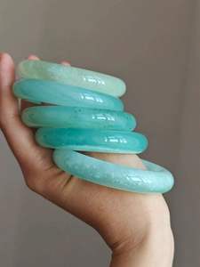 Bracelet en résine synthétique de quartz fraise, bijoux ronds translucides roses en acrylique pour femmes, accessoires de fête et de tous les jours - Product Image 4