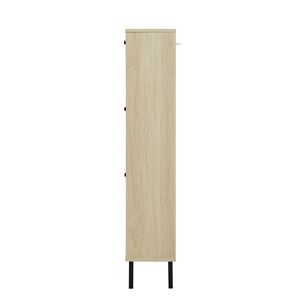 Scarpiera Moderna Autoportante a 3 Ante in Rattan, Organizzatore in Bambù per l'Ingresso di Casa - Product Image 2
