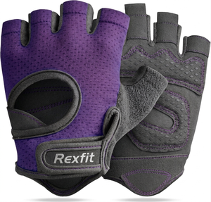 Rexfit Custom Sports Gym Gloves Durable Grip Workout Gloves for Training Sessions Microfiber Non-slip Silicone Custom Gloves - Product Image 5
