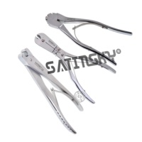 SATINSKY ENTERPRISES Set 3pcs Alat Pembersih Gigi Hewan Manual dari Baja Khusus Tungsten Carbide untuk Mengisi dan Membersihkan Kawat Gigi