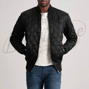 Chaqueta Bomber Acolchada Black Diamond para Hombre, Corte Ajustado, con Cierre, Ligera, Cálida, Informal, Deportiva - Product Image 5