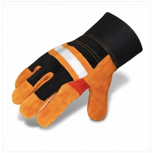 MUBASHAR PRO GRIP International Leather Anti-Slip Heat Resistant Durable Breathable Reinforced Cuff Customizable High <b>Gloves</b> - Product Image 2