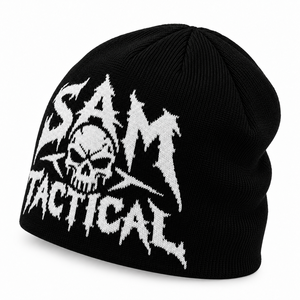 Bonnet unisexe noir uni en acrylique tricoté 100% pour l'hiver, style décontracté pour adultes, circonférence de la tête 56-58 cm, prix abordable - Product Image 4